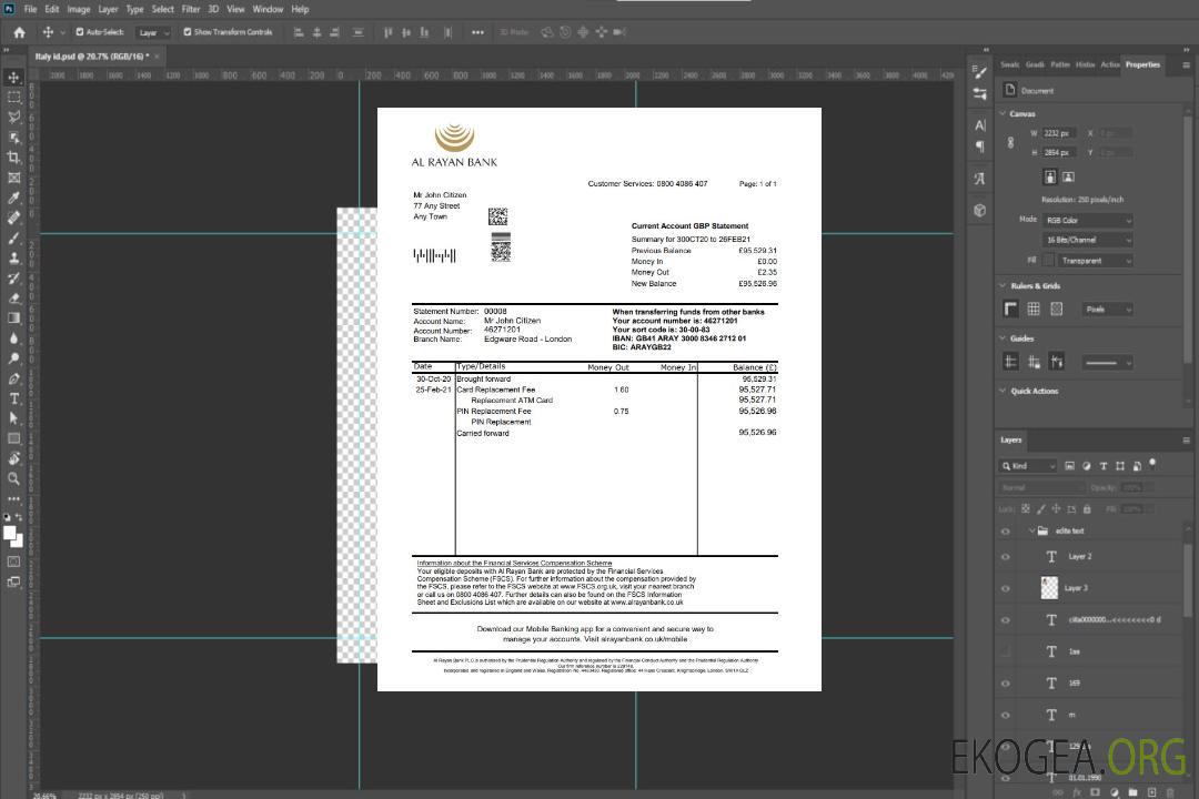 Royaume-Uni Al Rayan Bank excel template